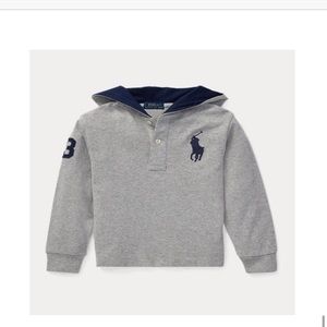 Ralph Lauren cotton mesh hoodie